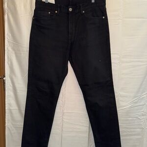 H&M Black Slim Jeans Solid Denim